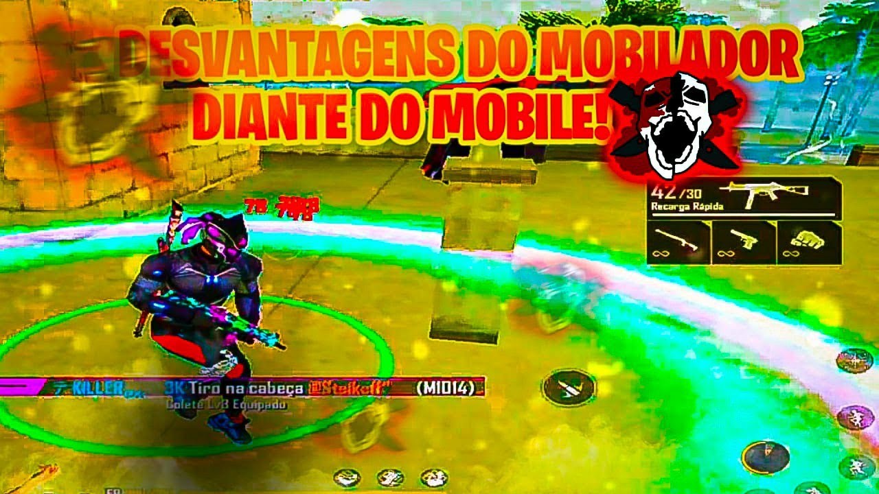 Vantagens e desvantagens de jogar Free Fire