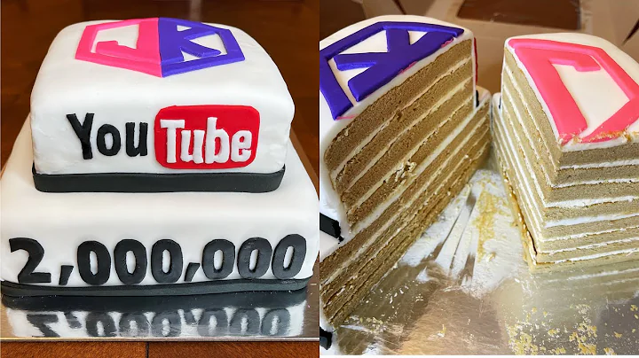 I Made a 2-Million Subscriber CAKE for Janet and K...