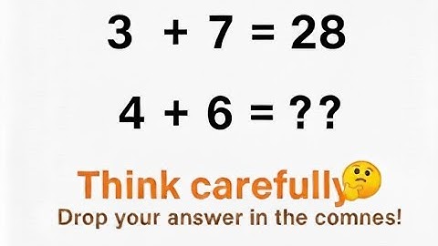 Can You Solve This Maths Puzzle? | 1+9=18, 2+8=24, 3+7=28, 4+6=? | IQ Test Challenge 🇬🇧🇦🇺