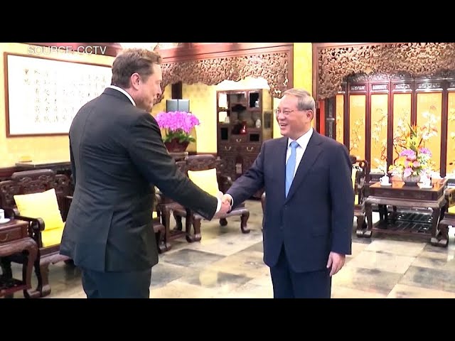 Elon Musk makes a surprise visit to China and meets with Premier Qiang