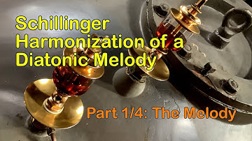 Schillinger Harmonization of a Diatonic Melody, Part 1/4 The Melody