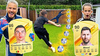 EA FC24 SHOOTING CARD BATTLE! MESSI VS RONALDO