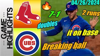 Chicago Cubs vs Boston Red Sox [Highlights TODAY] 🚨 Christopher Morel scores. Michael Busch scores 🚨