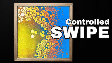 Acrylic Pouring Swipe Tutorial - but Controlled!
