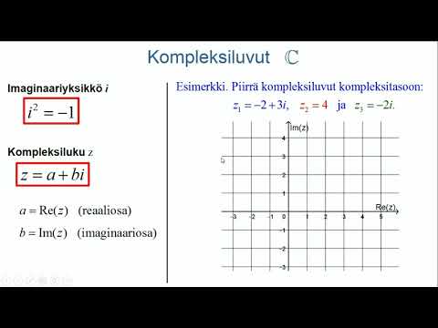 Video: Kuinka Löytää Kompleksiluvun Argumentti