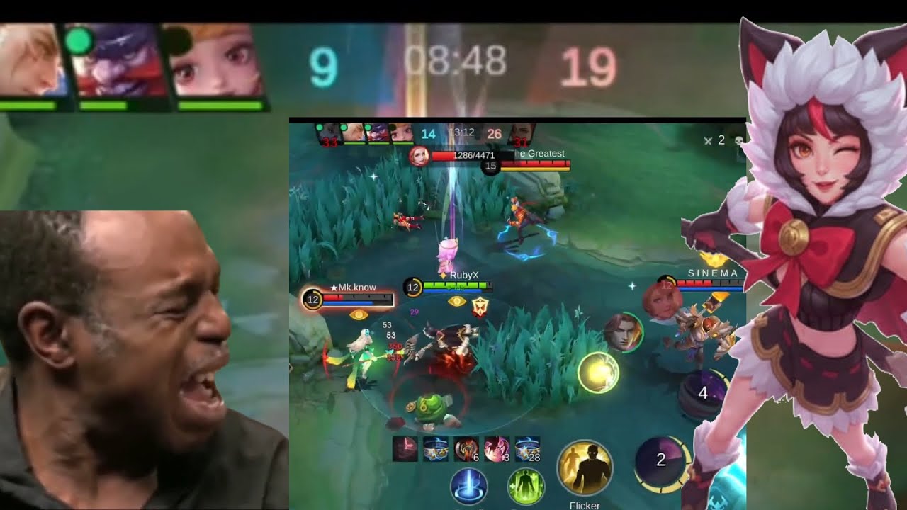ada angela dijamin bisa 1 vs 5, Ruby XP Laner