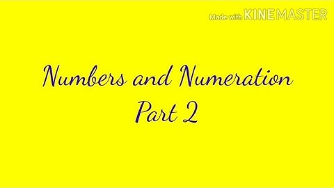 Numbers and Numeration part 2,for class 5.Explore mathematics