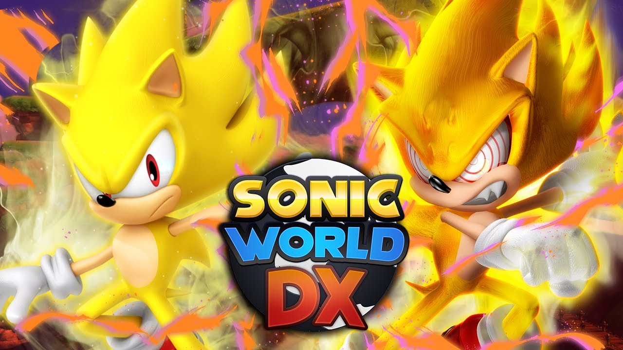Super Sonic VS Fleetway Sonic [Sonic World DX Lets Play] - YouTube