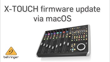 X TOUCH: Update Firmware via macOS