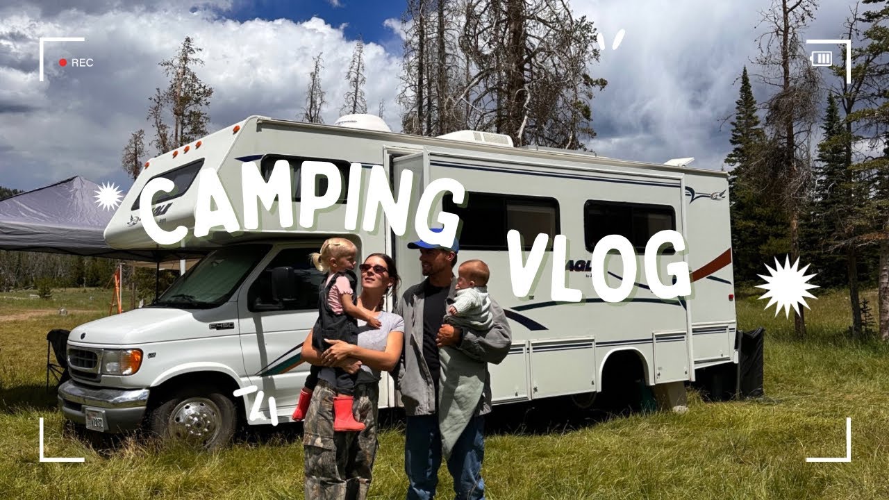 CAMPING VLOG | 9 days with two kids | - YouTube