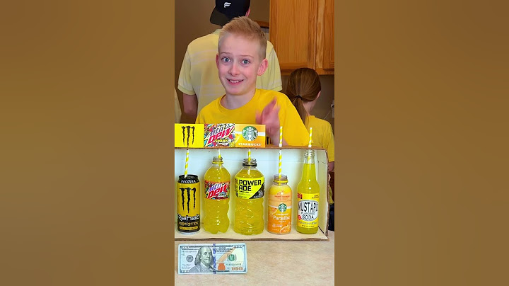 Yellow Drink Guessing Game!