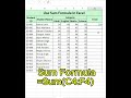 Use Sum Formula With Shortcut Key In Excel. Interview Question #excel #exceltips #exceltutorial