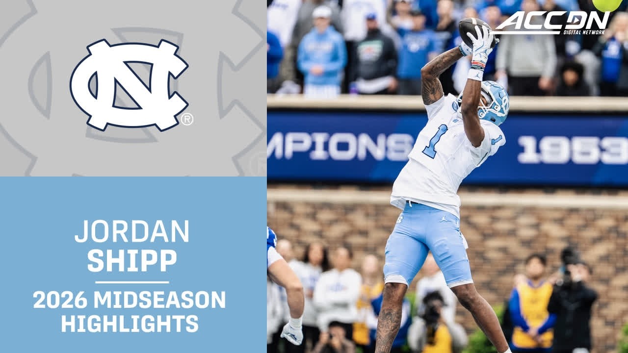 Video: UNC WR Jordan Shipp 2026 Midseason Highlights Video: UNC WR Jordan Shipp 2026 Midseason Highlights