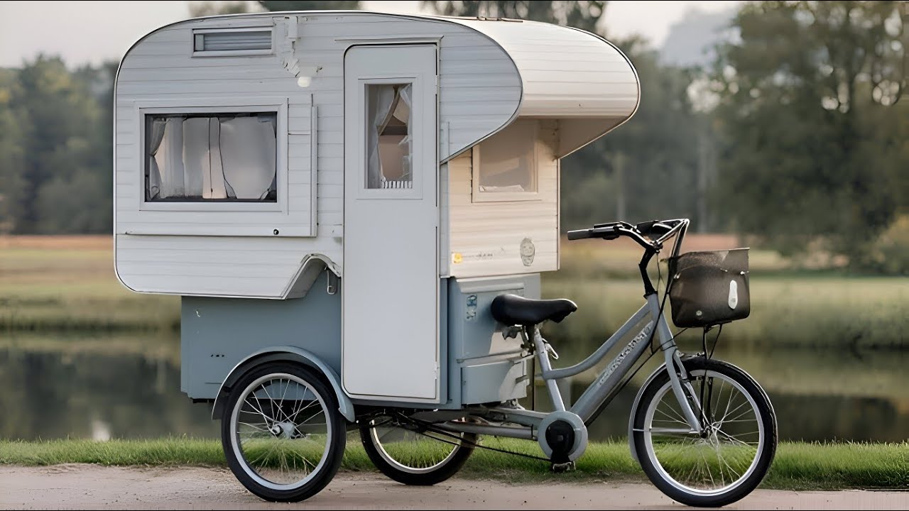 "2025 Micro Camper Tricycle – The Smartest Tiny RV You Can Drive Anywhere!"