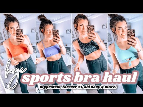 HUGE SPORTS BRA TRY ON HAUL || the best affordable sports bras