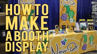 How to make a booth display