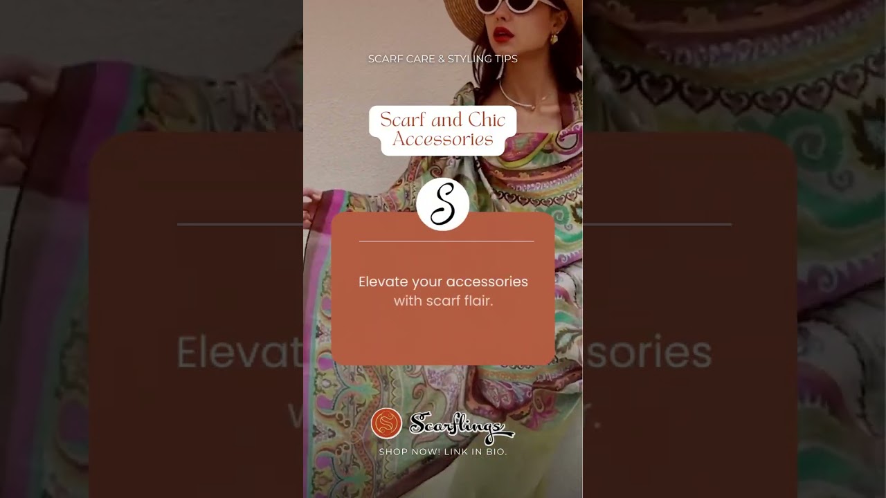 Scarf and Chic Accessories Elevate your accessories with scarf flair. Combine scarves with accessor