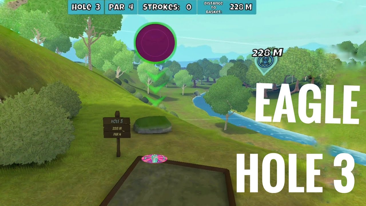How to Eagle Lost Island Hole 3 Disc Golf Valley YouTube