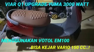 Viar Q1 Upgrade YUMA 3000 Watt dan Votol EM100 Siap LIBAS METIK 150 CC screenshot 5