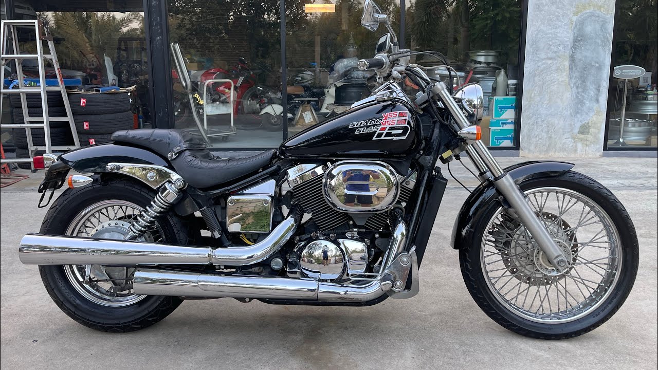 Honda Shadow 400 Slasher สภาพเดิม ขายแล้วครับ - SOLD - YouTube