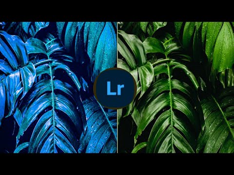 How to edit blue effect in lightroom
