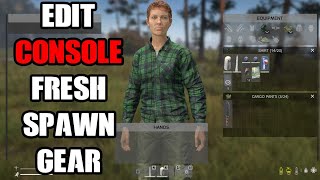 How To Edit & Change Fresh New Player Spawn Gear Item Loot On DayZ Console & PC Community Servers