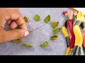 Artistic hand embroidery stitch 3d flower design by handiworks