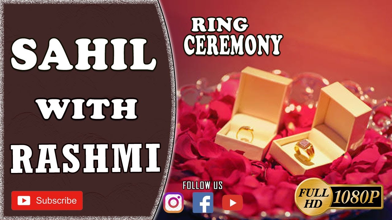 LIVE / SAHIL WITH RASHMI / RING CEREMONY / 31.03.2023 - YouTube