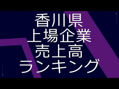 香川県上場企業売上高ランキング