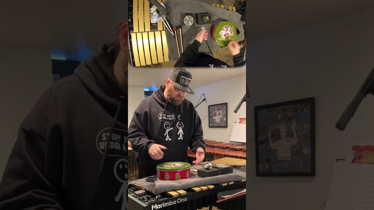 How I Played a Cookie Tin with a Brush 