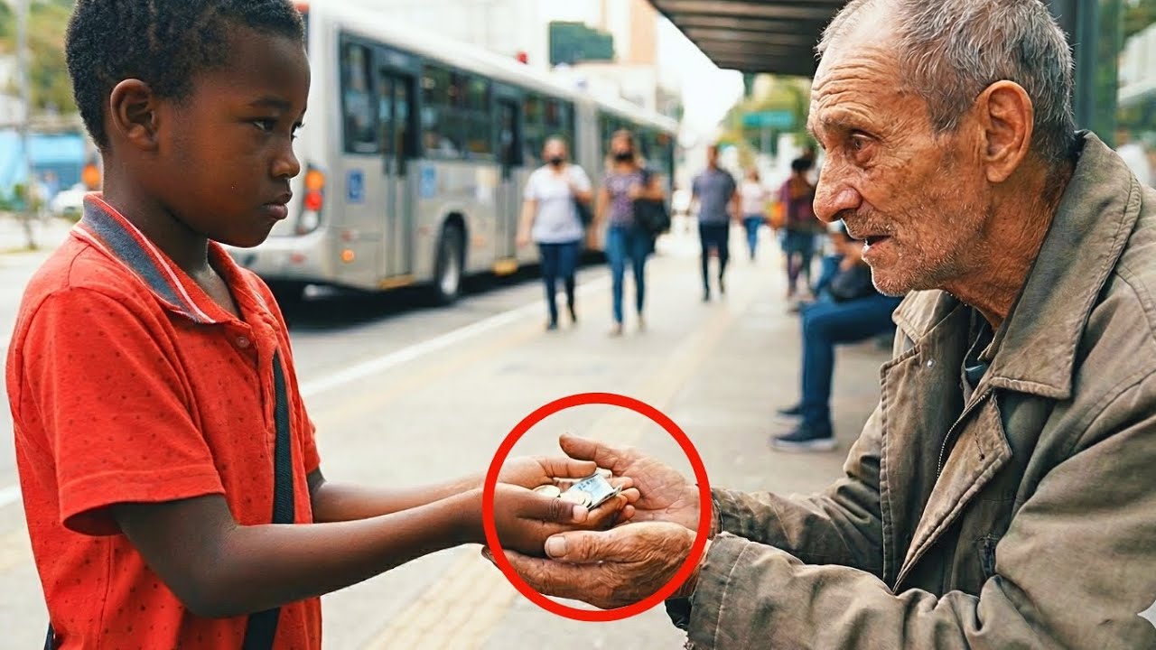 GAROTO QUE VENDIA BALA DEU TODO SEU DINHEIRO A UM IDOSO FAMINTO… E DESCOBRIU QUEM ELE REALMENTE ERA