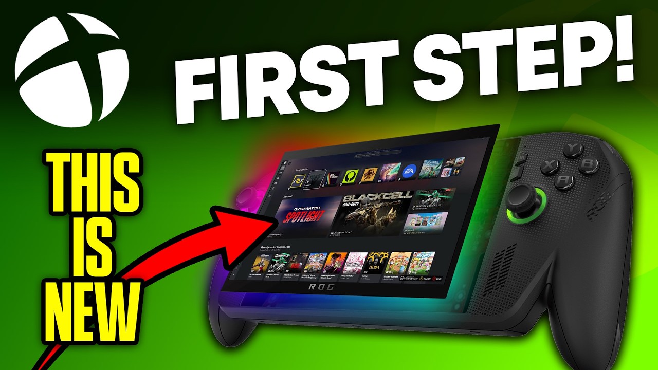 Предварительный показ обновления Xbox ROG Ally X для консолей нового поколения!