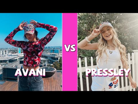 Avani Gregg Vs Pressley Hosbach TikTok Dance Battle
