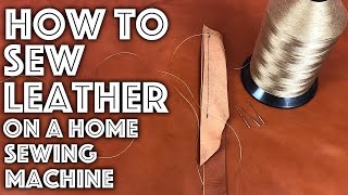 How to Sew Leather on a Home Sewing Machine | Sew Anastasia screenshot 2