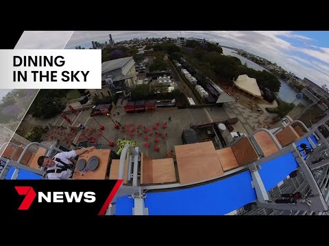 Restaurant Suspended 20 Metres In The Air At The Brisbane Powerhouse Opens | 7 News Australia