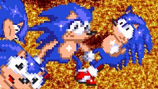 Hand Drawn Thicc Sonic - Heavy Work In Progress | Sonic 3AIR Mods