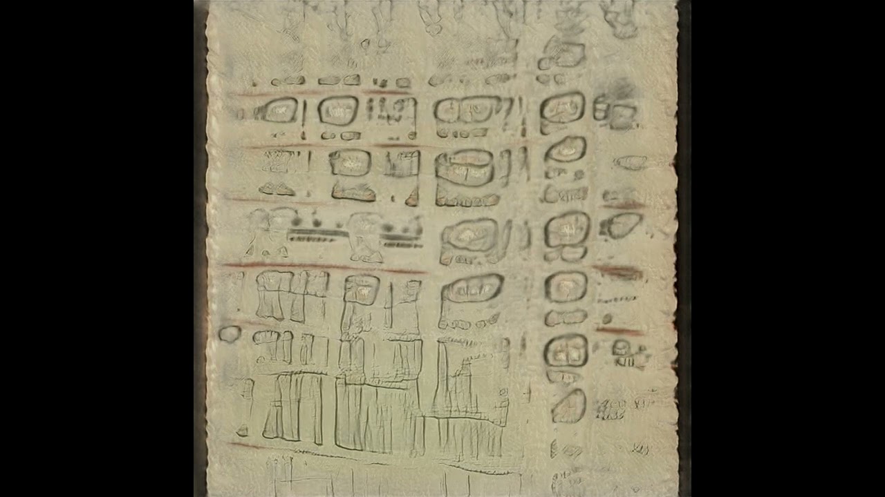 ⁣30th century poems - Dresden codex interpolaton