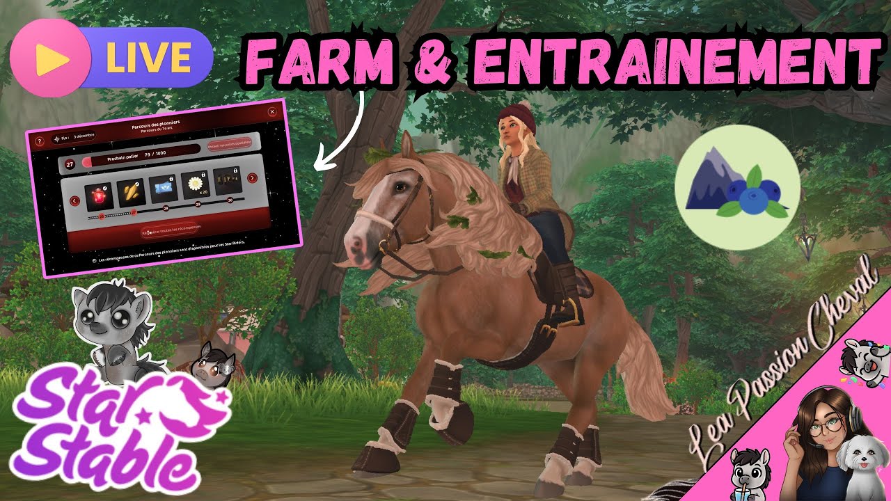 🔴Live : Farm & Entrainement de Natureana (Serveur 1 : Blueberry Mountain⛰️) | SSO