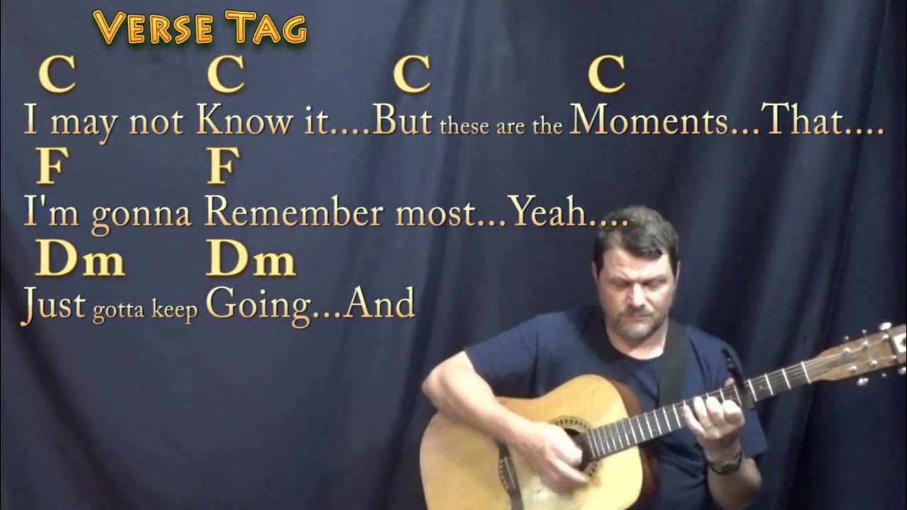 The Climb (Miley Cyrus) Guitar Lesson Chord Chart with Chords/Lyrics