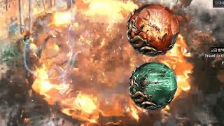 poe2)이번 시즌 유일하게 살아남은 주문빌드(뼈폭풍 시체폭발)