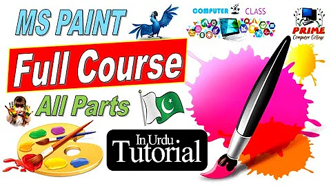 MS Paint Full Course | MS-Paint Complete Tutorial for Beginners | MS Paint Training in Urdu & Hindi