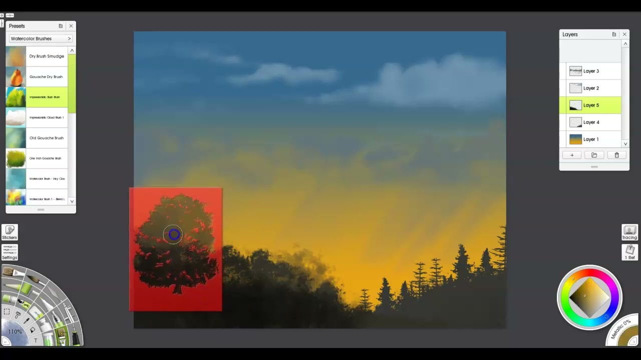 How to Paint Concept Paintings in Artrage6 | Digital Speed Painting Lesson