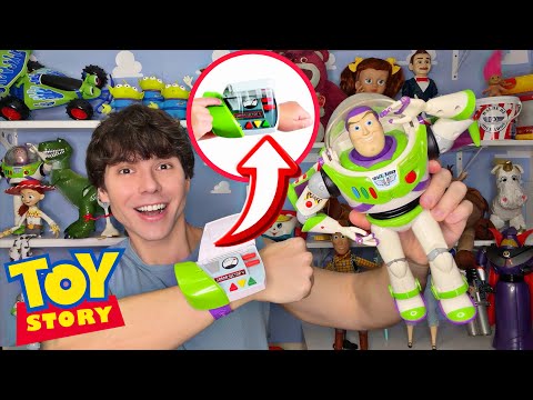 Rare 2010 Buzz Lightyear Deluxe and Buzz Lightyear Communicator with Missile Launcher!