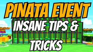 INSANE TIPS & TRICKS FOR NEW PINATA EVENT IN BUILD UR BASE - ROBLOX Wealth