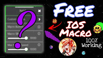 *FREE* IOS MACRO AND ZOOM TUTORIAL WORKING METHOD 2021/2022 (AGARIO MOBILE)