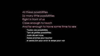 Possibilities - Freddie Stroma (lyric + french traduction)
