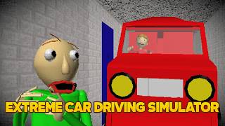 DRIVING EXTREME! | Extreme Car Driving Simulator [Baldi's Basics Mod] screenshot 1