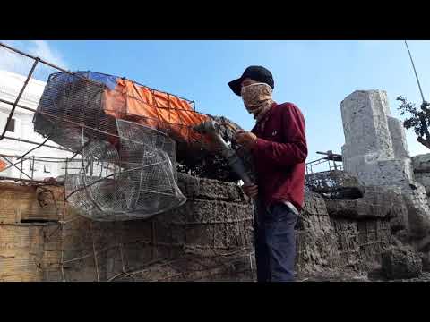 Video hồ cá koi kết hợp thác nước nhân tạo . lh 0345079910 - youtube