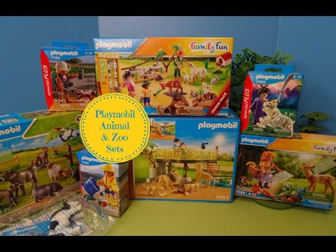 Playmobil Animal Figures & Zoo Sets - YouTube