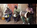 Traditional djembe band from wassoulou region